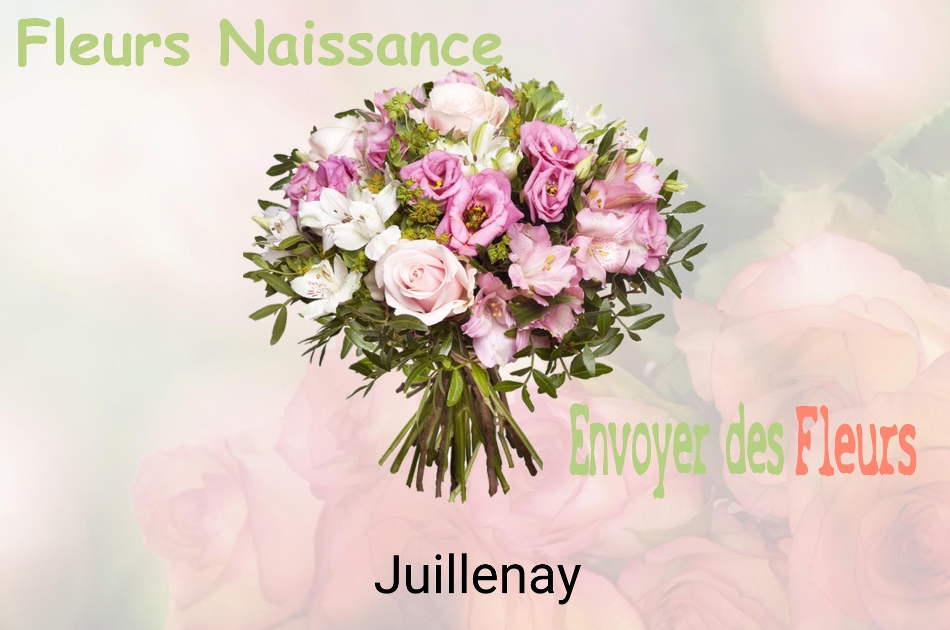 Bouquet de fleurs de naissance livré à Juillenay